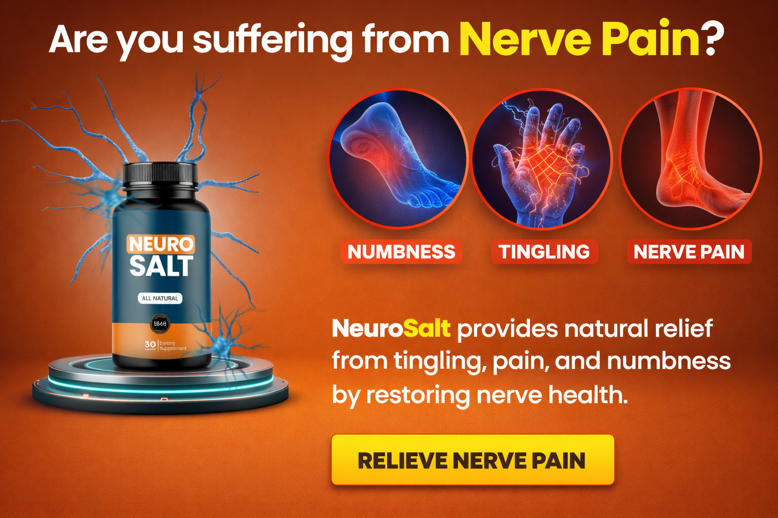NeuroSalt for nerve pain relief